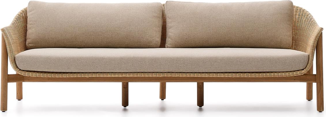 Udendørs 3-personers Havesofa fra Kave Home - Beige Elegance