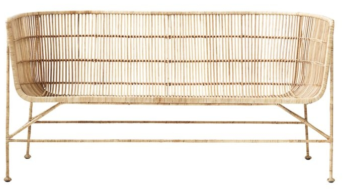 Udendørs 2-personers Loungesofa i Rattan fra House Doctor