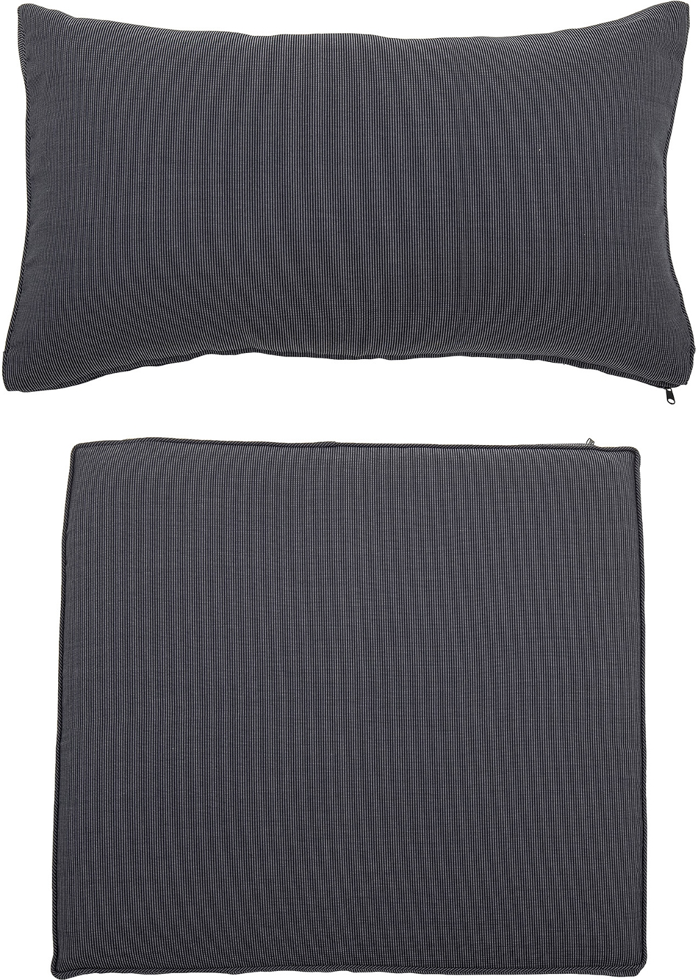 Udendørspude Bloomingville Mundo Garnfarvet Grå Polyester 9ã 58ã 66 Cm