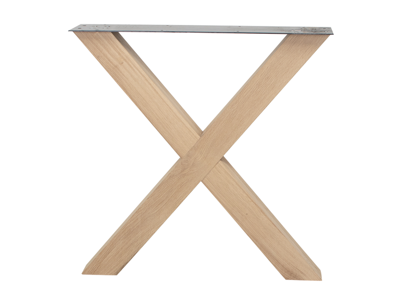 Understel til Plankebord - Smoked Egetræ X-base 71 cm