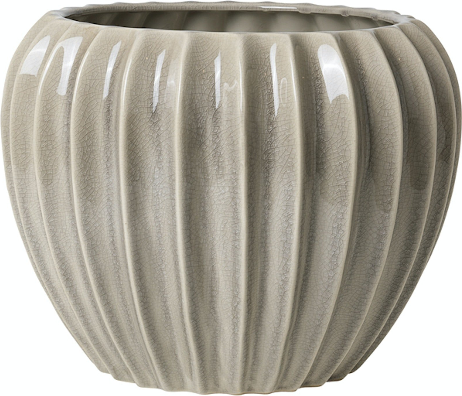 Elegant Hvid Urtepotte fra Broste Copenhagen - Ø34 cm