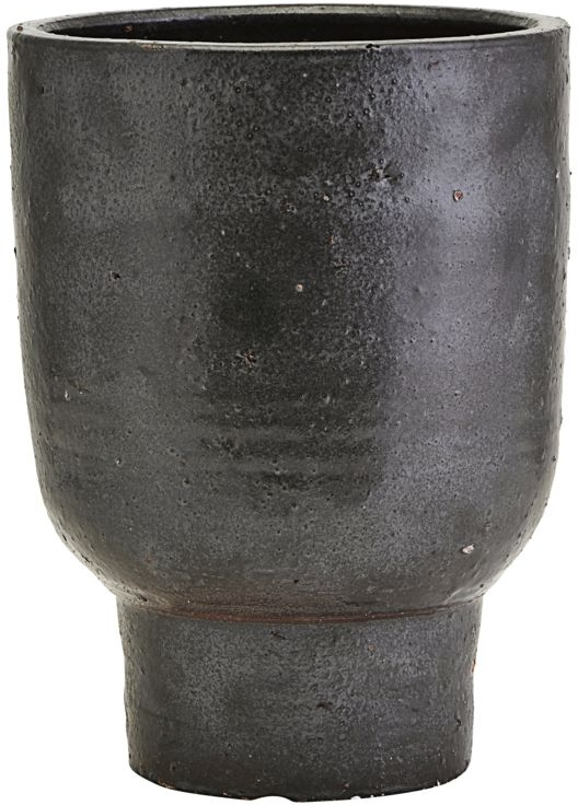 Urtepotte House Doctor Artist i Sort Ler - 20 cm