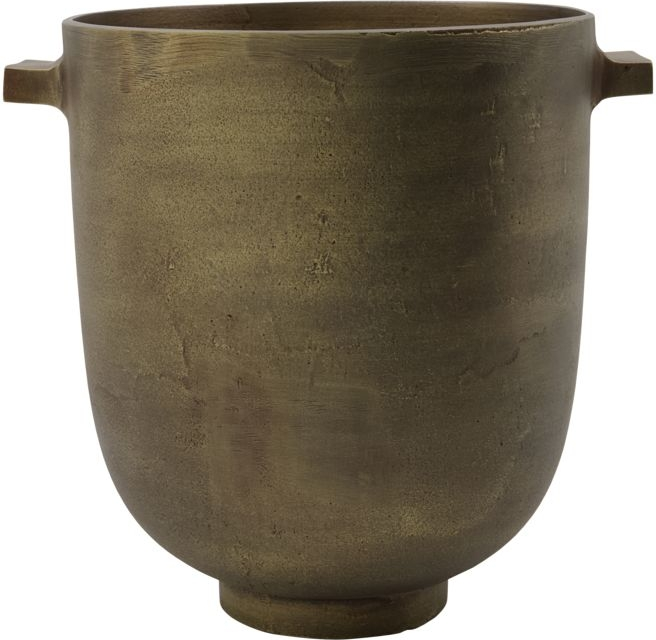 Urtepotte House Doctor Foem Aluminium Antik Messing ø20   H24 Cm