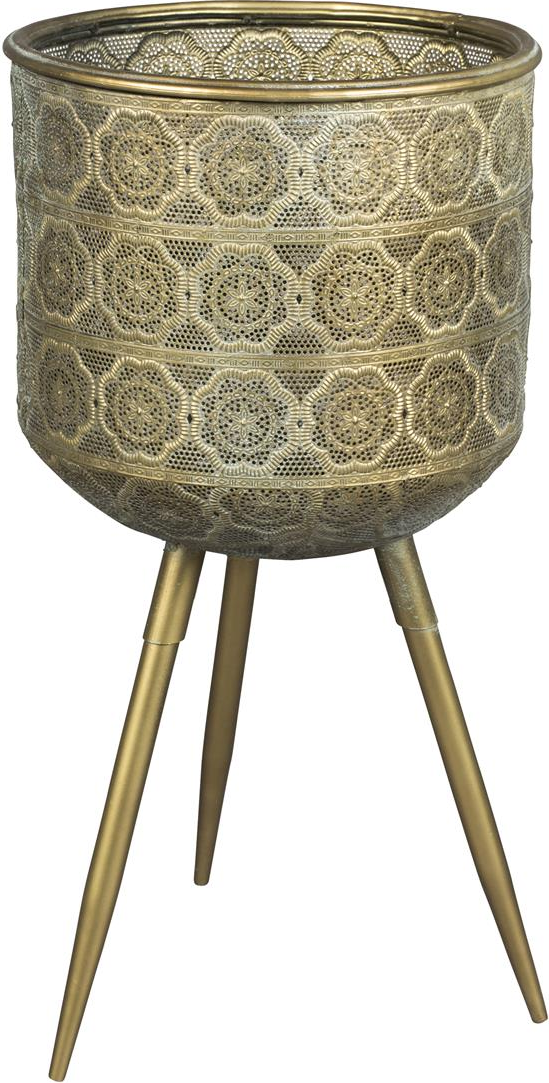 Urtepotte   Jern Dutchbone Botanique Taupe   28   Cm   53 Cm
