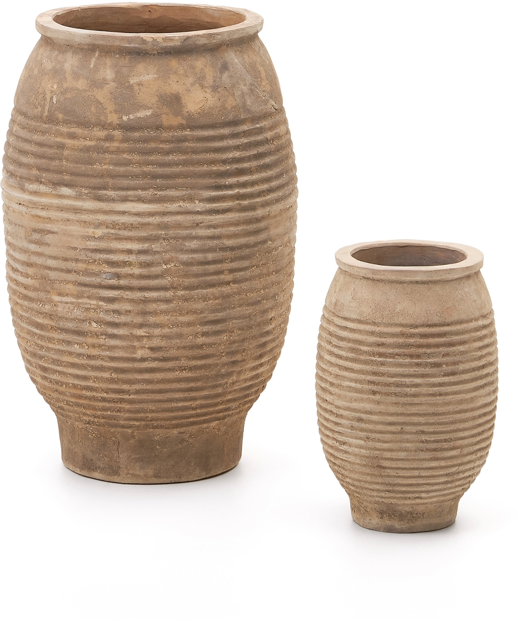Vintage Terracotta Urtepottesæt fra Kave Home - Stilfuld Charme