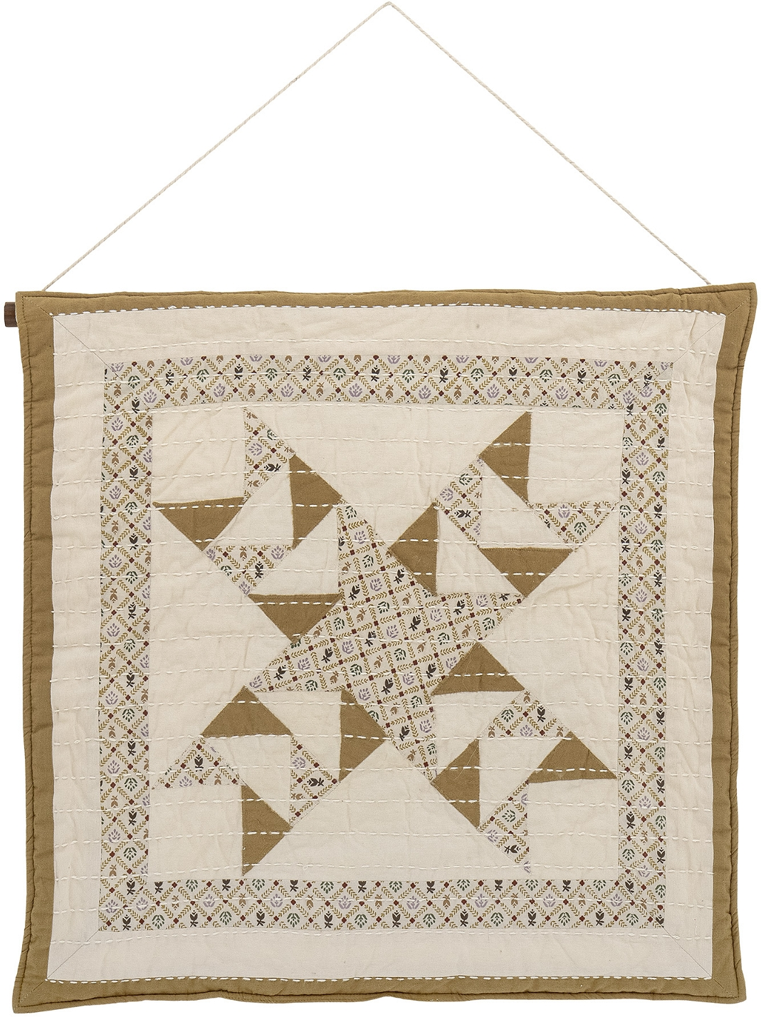 Vægdekoration Bloomingville Mini Jean 70x70 cm i Naturfarve