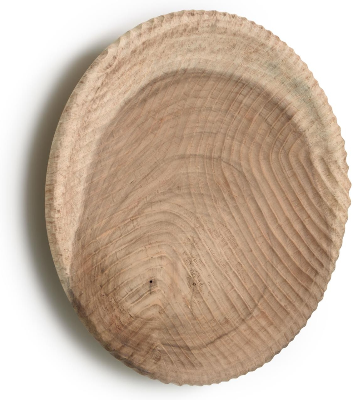 Vægdekoration Kave Home Melya Håndskåret   Bæredygtigt Mungurtræ H48xb12xl48 Cm Natur