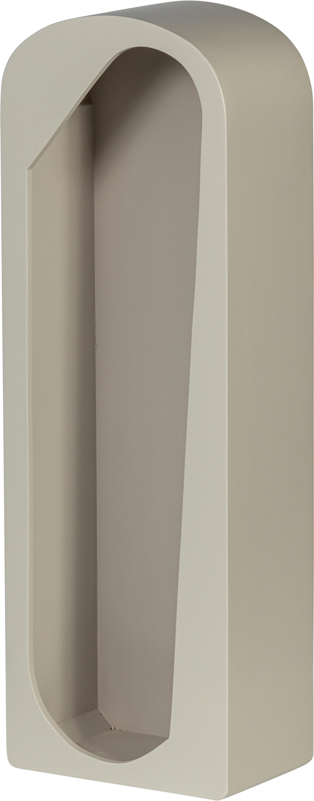 Vægdekoration Woood Collection Noam Grå Mdf Dekorationshylde 70x24x15 Cm
