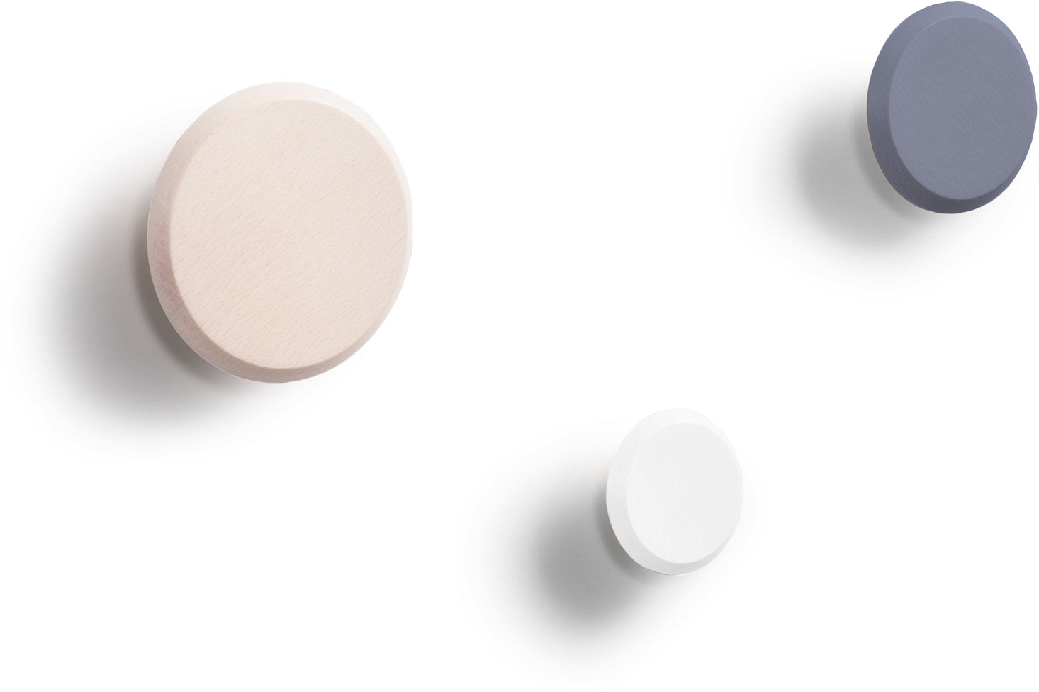 Væghængt Knagerække Kave Home Nadua Med   Kroge   Massivt Bøgetræ Flerfarvet Nordisk Design