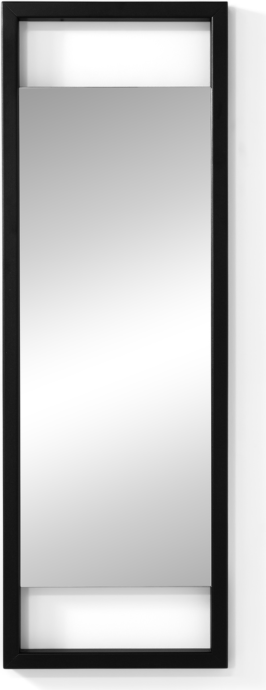 Væghængt Spejl Spinder Design Luma 60ã 40 Cm Sort Stålramme
