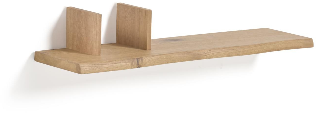 Væghylde Kave Home Rasha   Egetræsfiner Reol  Rustik Kolonial  100x21x15 Cm