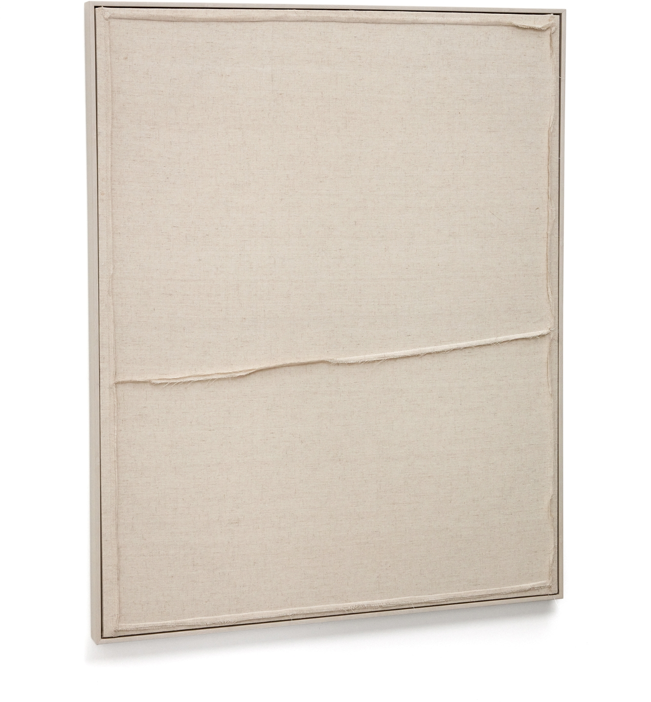 Vægkunst i Ramme fra Kave Home - Maha Beige Rustik 82x102 cm