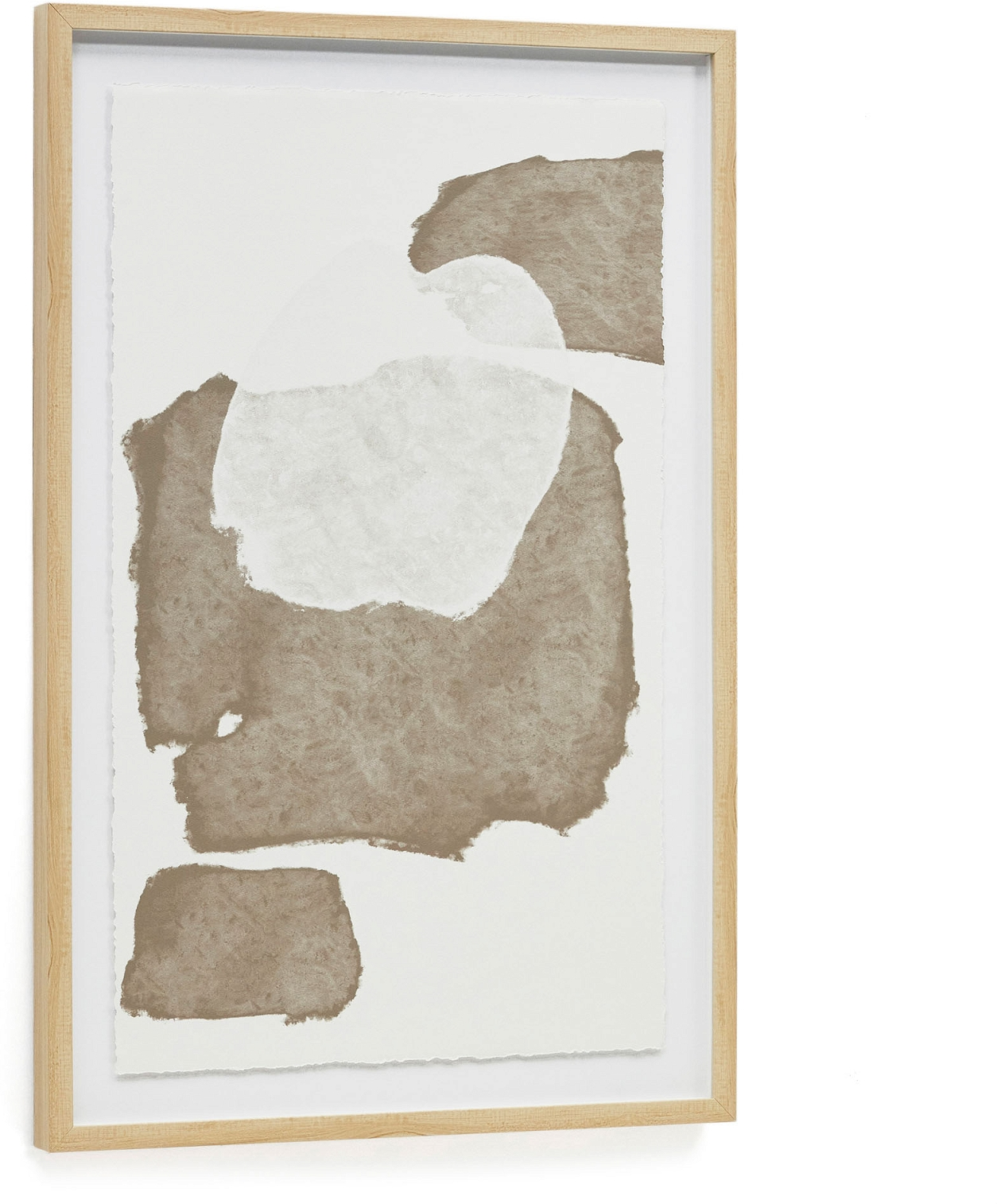 Vægkunst i Ramme – Kave Home Torroella Earth 60x90 cm