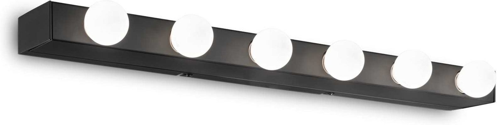 Elegant Sort Metal Væglampe fra Ideal Lux Prive