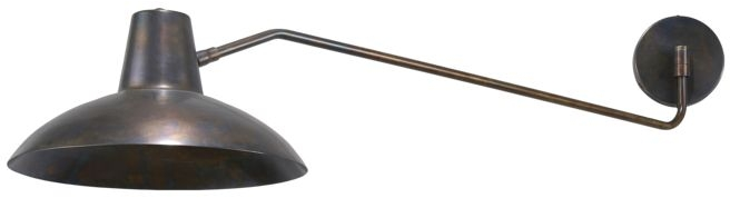 Væglampe House Doctor Desk Antik Brun ø31   104 Cm Jern E27 40