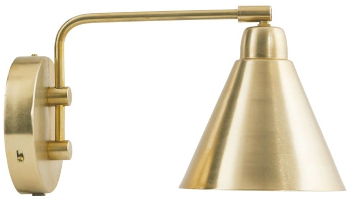 Væglampe House Doctor Game   Jern Med Messingfinish ø20 Cm