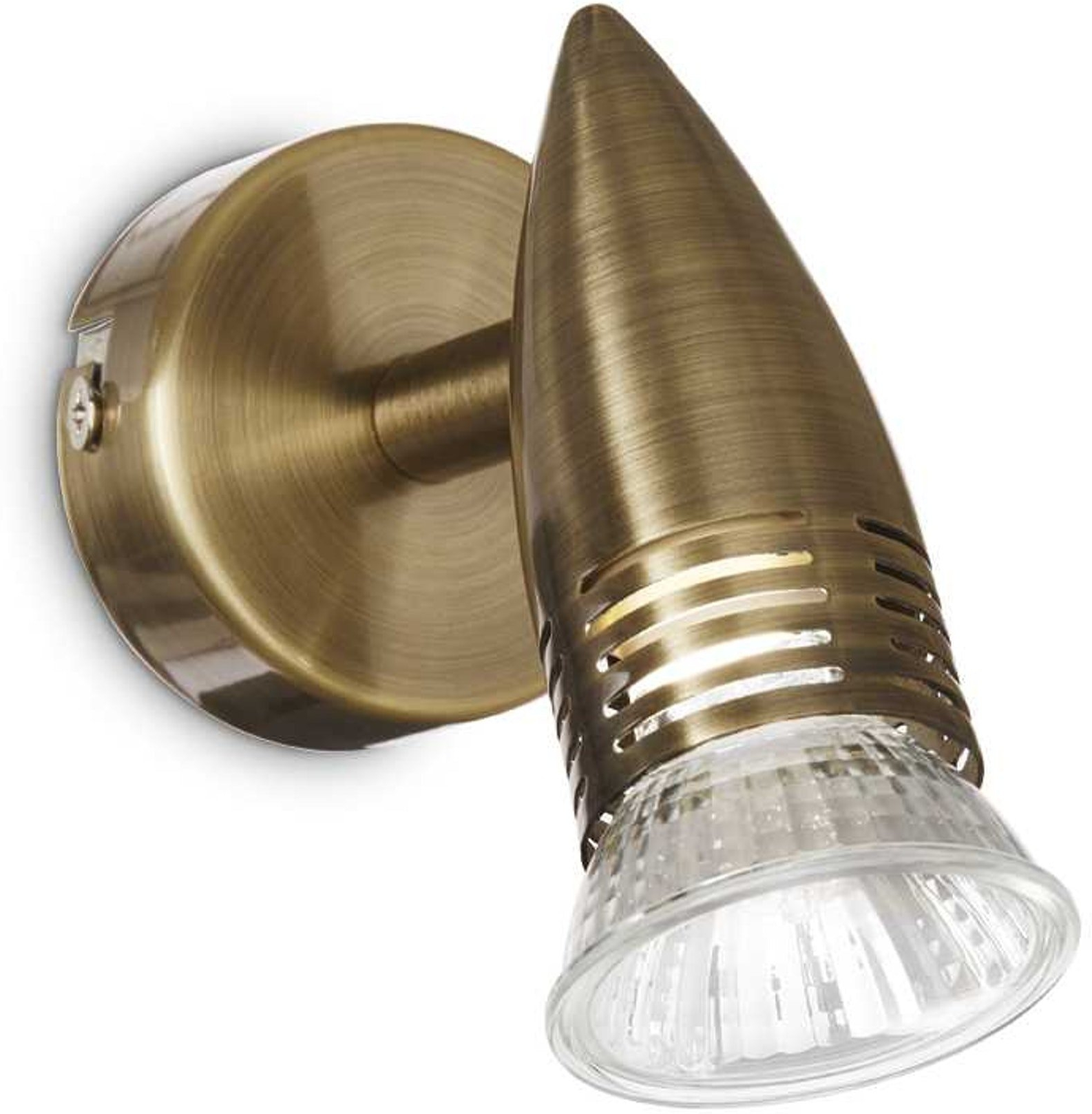 Væglampe Ideal Lux Alfa Brændt Metal H11ã B6ã D11 Cm Med Gu10-pære 5w 3000k 480 Lm Ip20