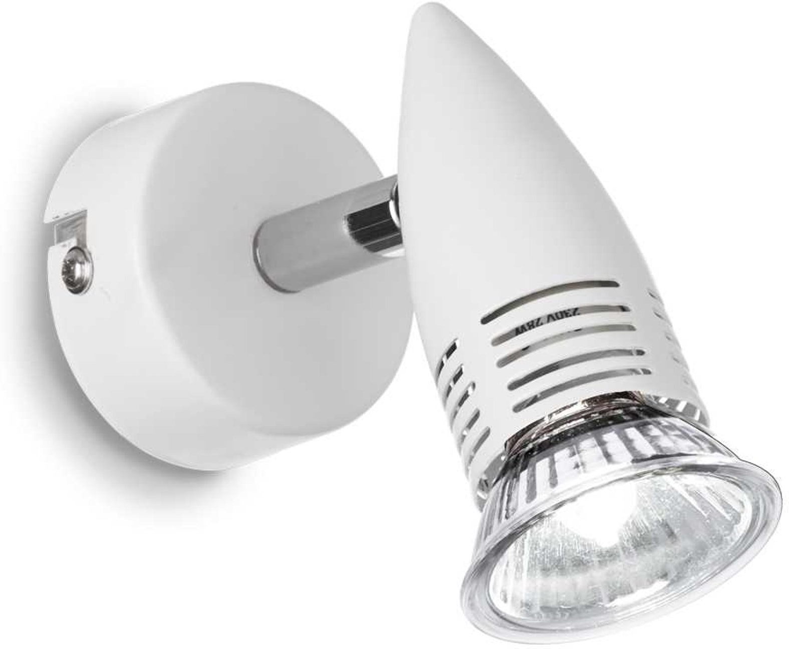 Væglampe Ideal Lux Alfa Indendørs Hvid Metal Med Gu10 Led 3000k Energibesparende