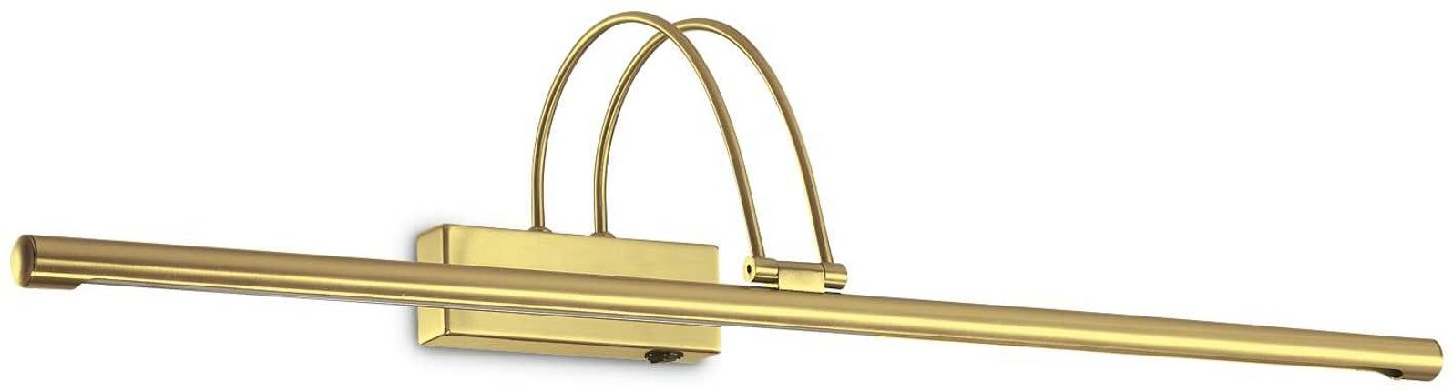 Væglampe Ideal Lux Bow Messing Finish Med Integreret Led 600 Lm 3000k 76 Cm Indendørs Væglys
