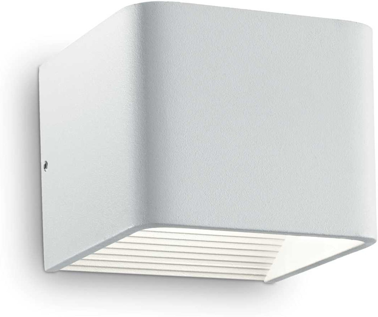 Væglampe Ideal Lux Click Led-belysning Robust Metal Hvid 470 Lm 3000k Kompakt Design