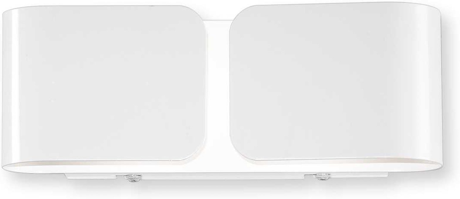 Væglampe Ideal Lux Clip   Hvidt Metal Med     G9-pærer 300 Lm 3000     Minimalistisk Indendørs Belysning