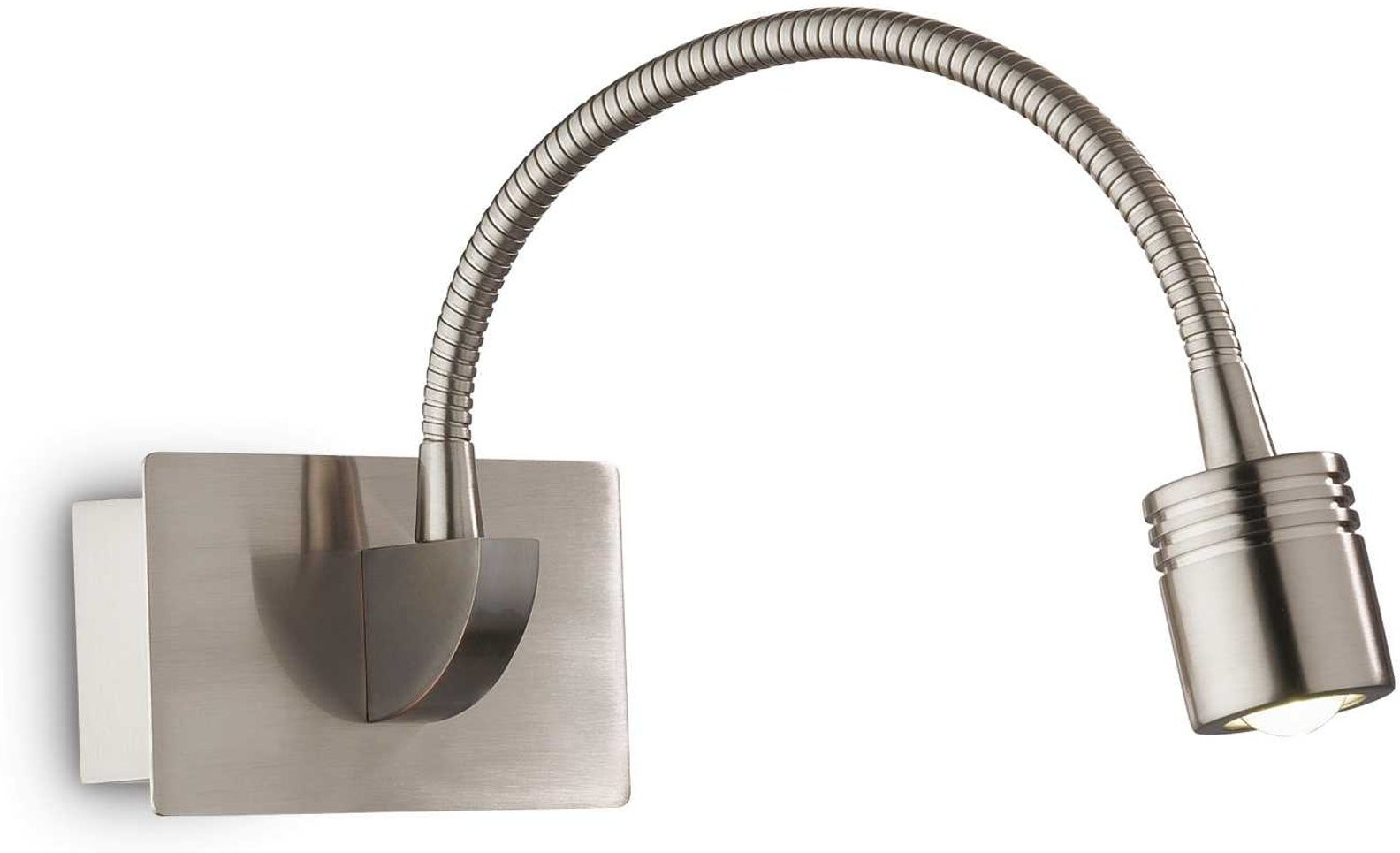 Væglampe Ideal Lux Dynamo   Nikkel Med Integreret Led 200 Lm 4000
