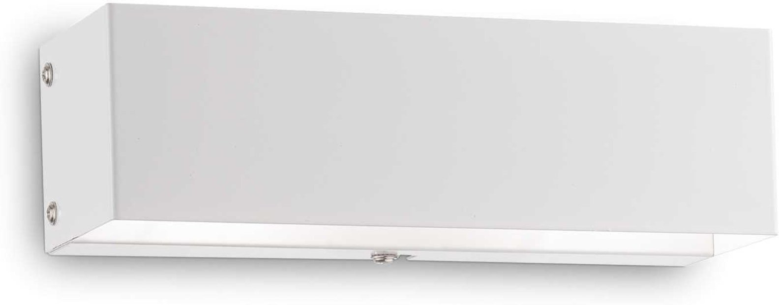 Elegant væglampe i hvid mat metal fra Ideal Lux