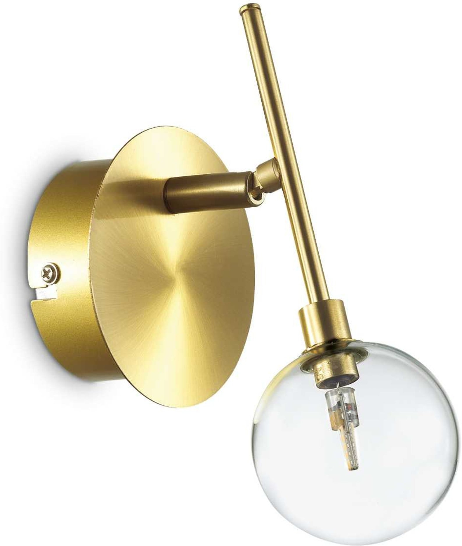 Væglampe Ideal Lux Maracas i Messing - Justerbar Diffusor