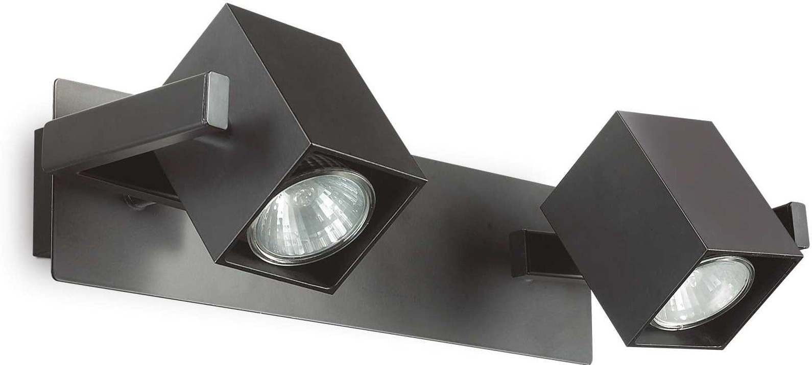 Elegant sort væglampe fra Ideal Lux – Justerbar GU10 50W