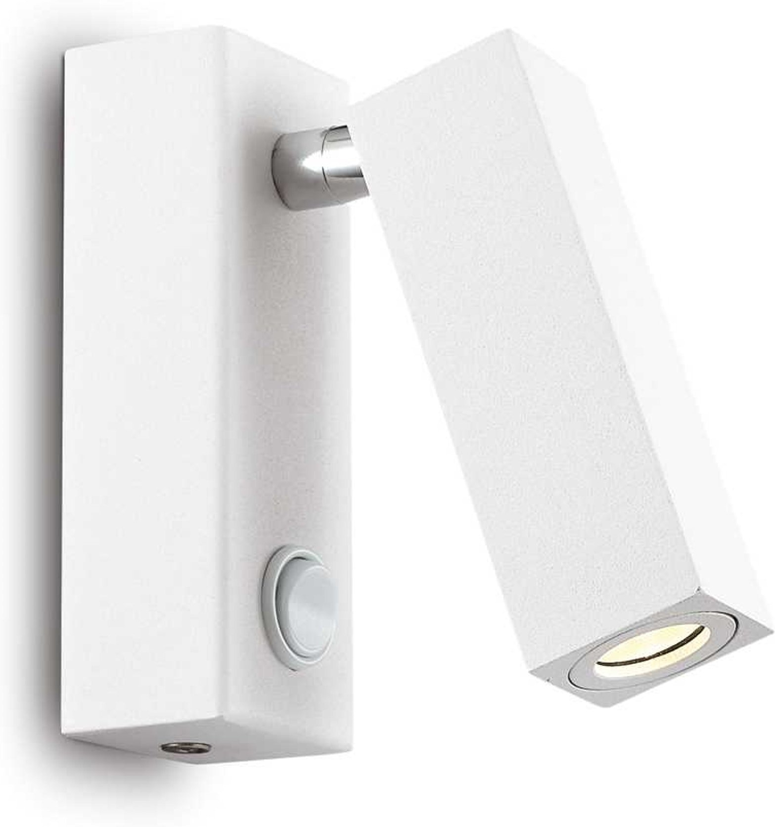 Væglampe Ideal Lux Page Led 3w 3000k H11xb4xl15 Cm Hvid Metal