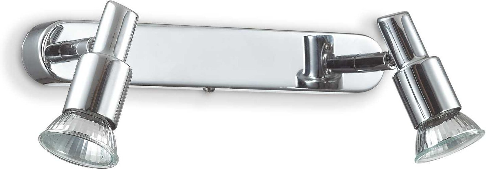 Væglampe Ideal Lux Slem Krommetal L26   H10   B13 Cm Med   Justerbare Hoveder
