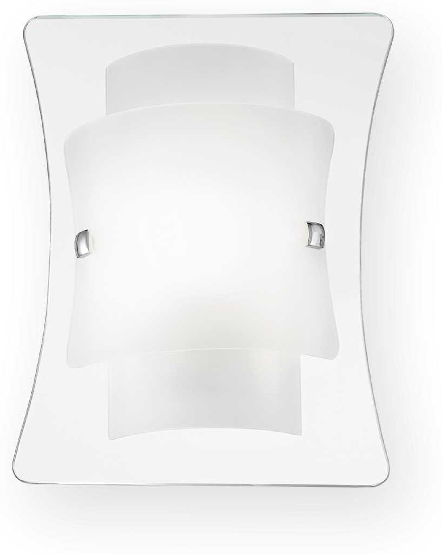 Væglampe Ideal Lux Triplo Med Triple Glasdiffusor Hvid 27 5ã 10ã 21   Cm