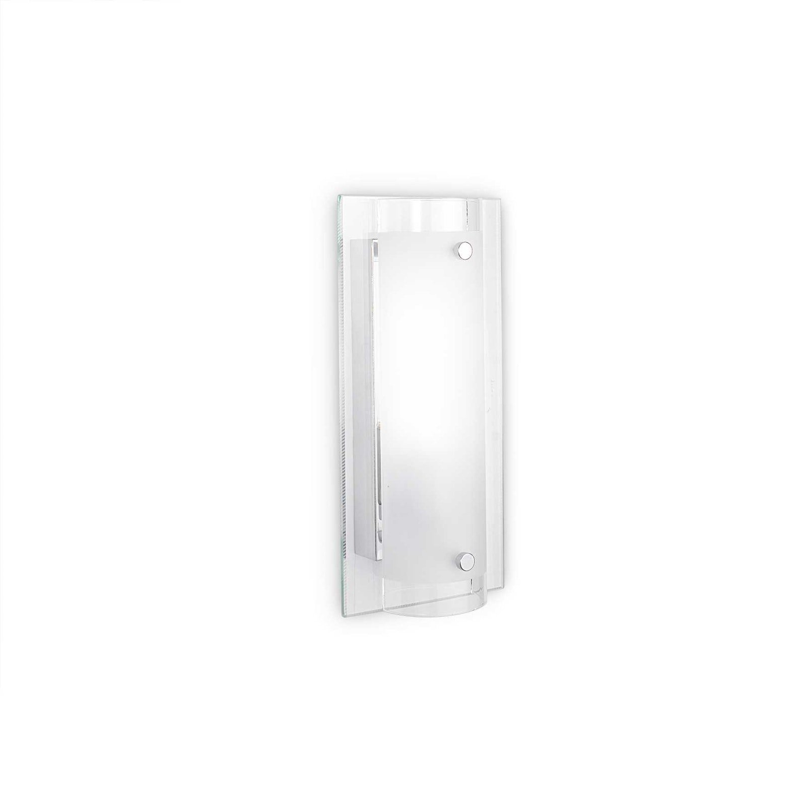 Elegant Tudor Væglampe i Klar Glas og Krom - Must-Have!