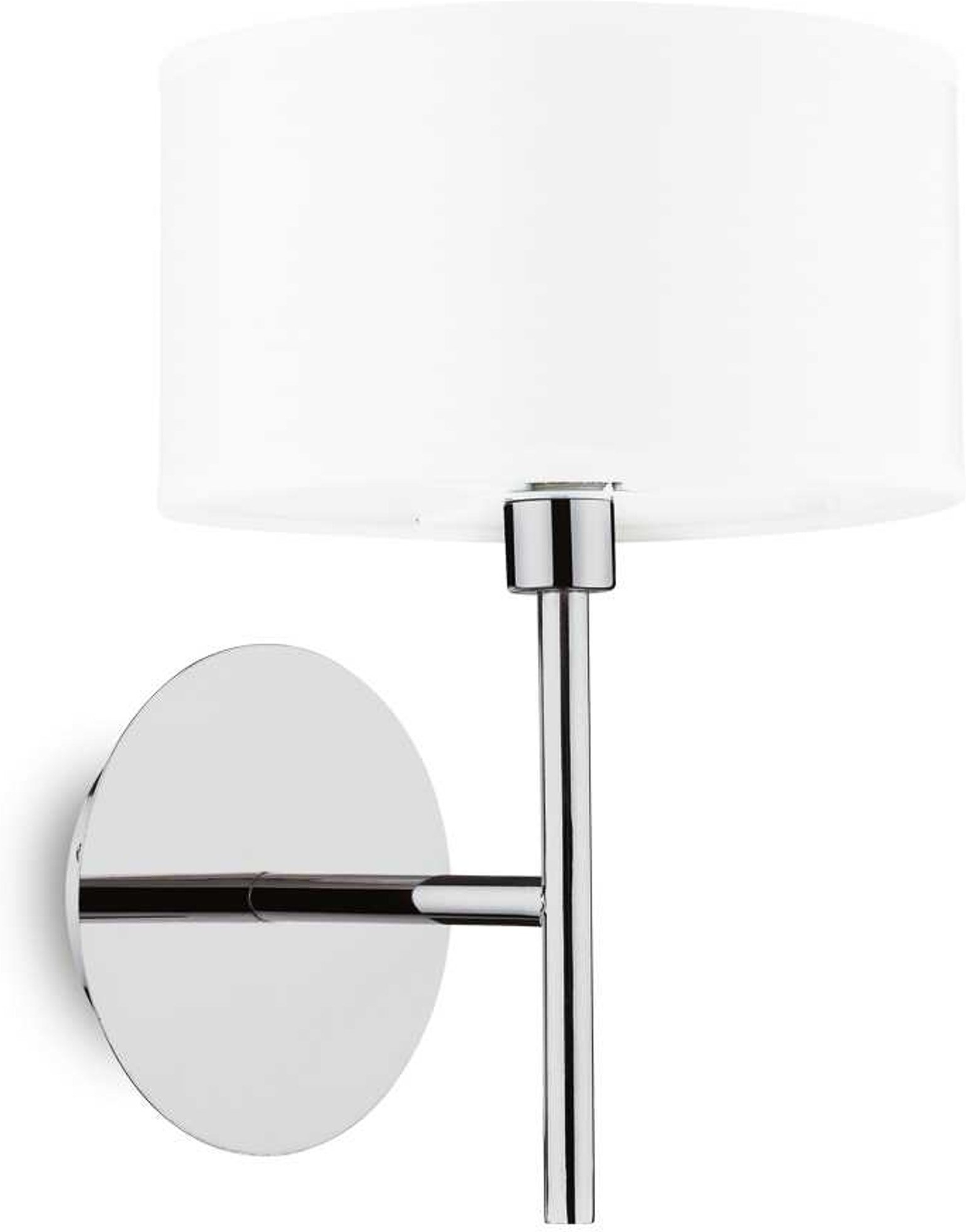 Woody Væglampe fra Ideal Lux – Hvid og Krom G9 LED