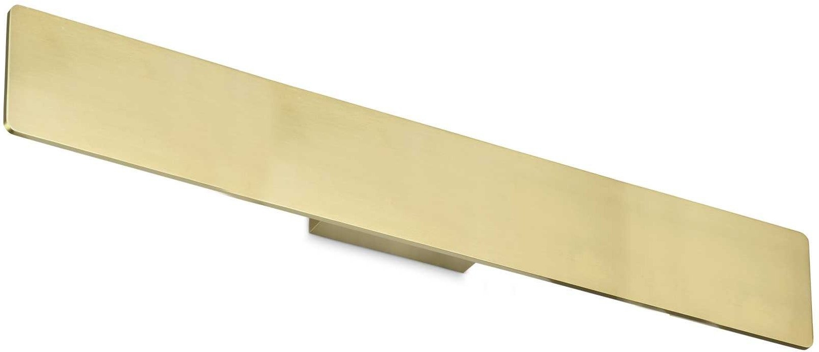 Moderne Zig Zag Væglampe i Messing og Sort Metal 75 cm