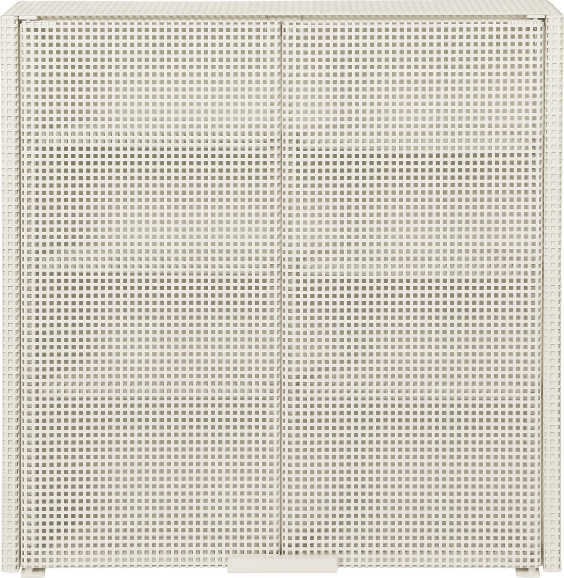 Vægskab Kristina Dam Grid i Beige – Elegant Opbevaring
