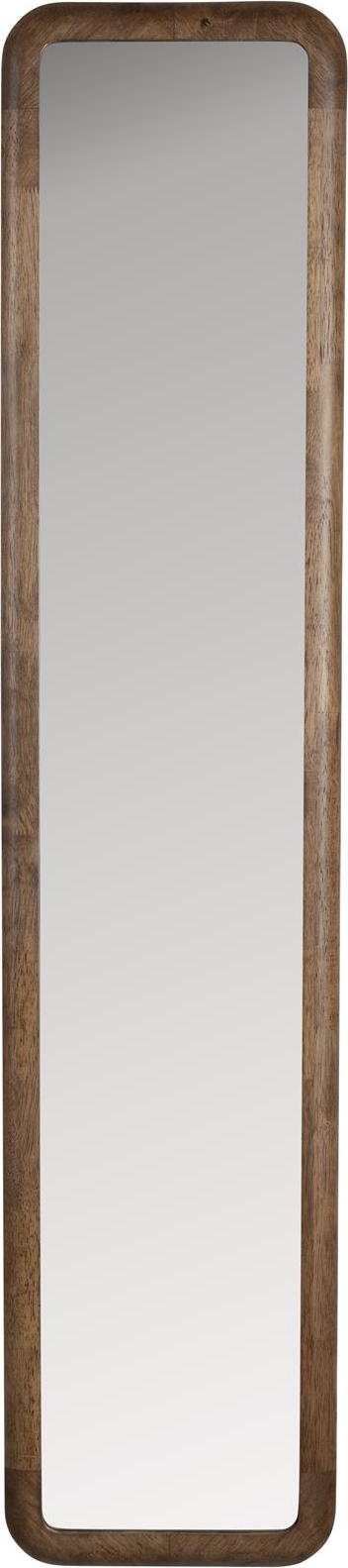 Vægspejl Rektangulært Studio White Nyko Gummitræspejl 120   26 Cm Mørk Natur