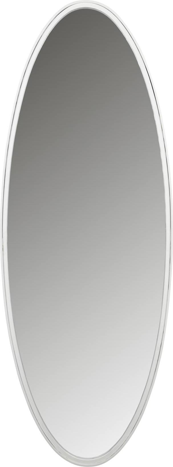 Vægspejl Studio White Miya Oval Hvid Jernramme 160x60 Cm