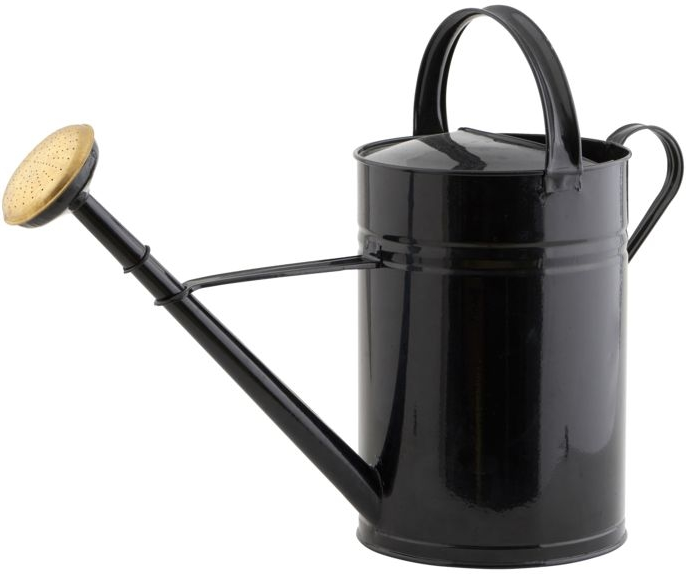 Vandkande House Doctor Outdoor Essentials Wan 10   Zink Sort Ergonomisk Havekande