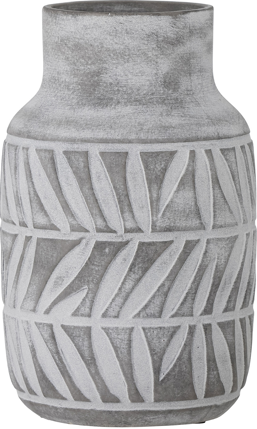 Elegant grå keramikvase fra Bloomingville Saku