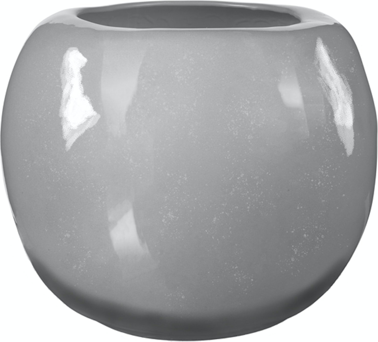 Elegant grå stentøjsvase fra Broste Copenhagen 28 cm