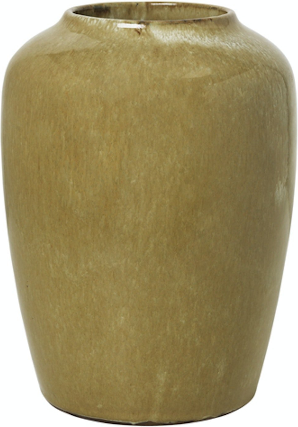 Vase Broste Copenhagen Cph Curve i Gul - Elegant Design