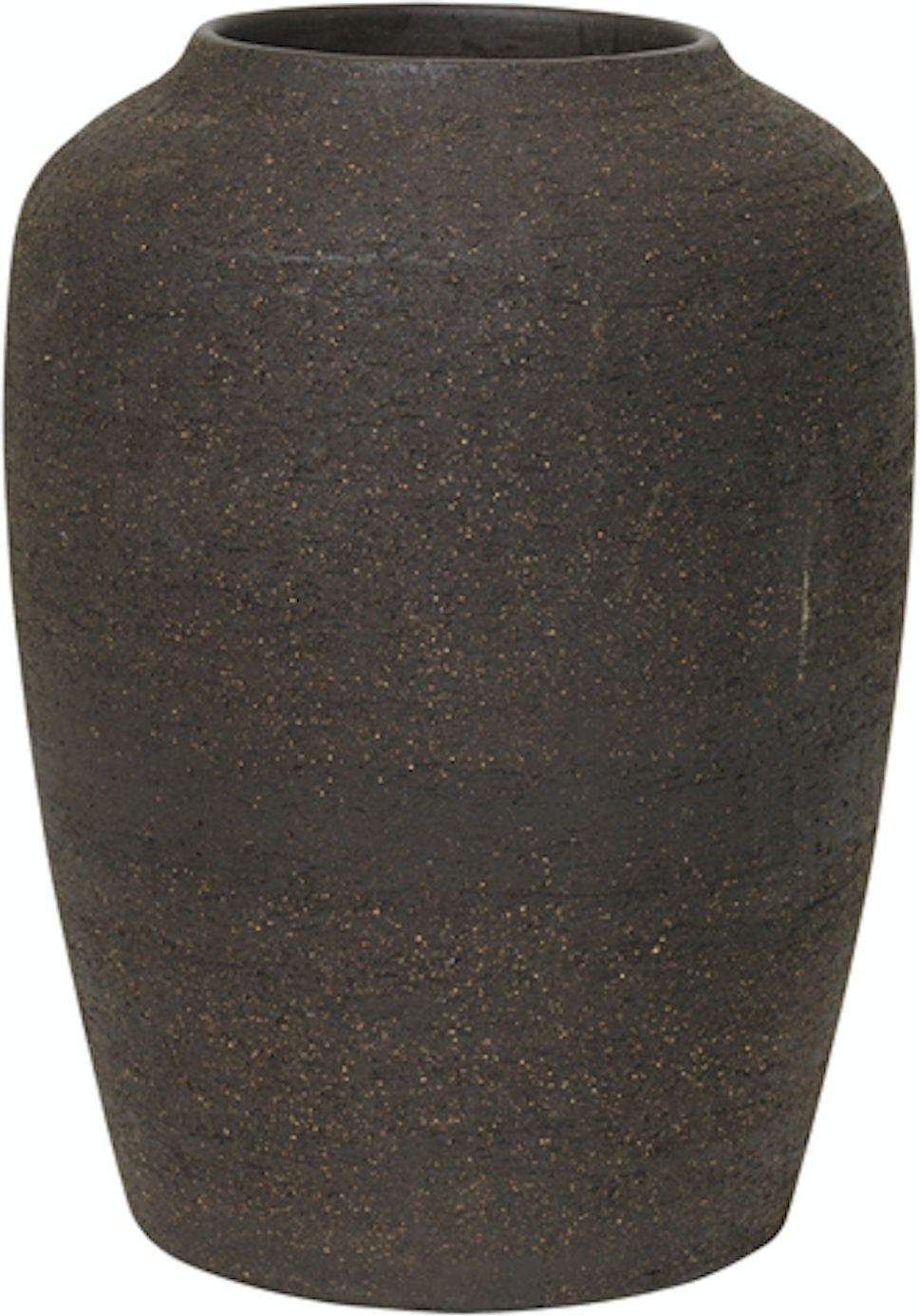 Dekorativ Brun Ler Vase fra Broste Copenhagen - Cph Curve