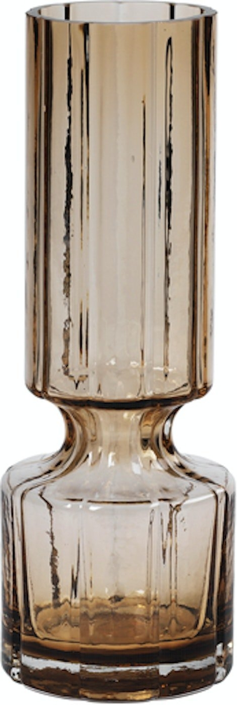 Broste Copenhagen Mundblæst Glasvase - Orange Elegance