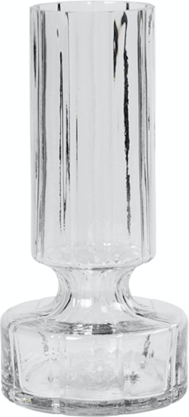Elegant klar glasvase fra Broste Copenhagen - 24 cm høj