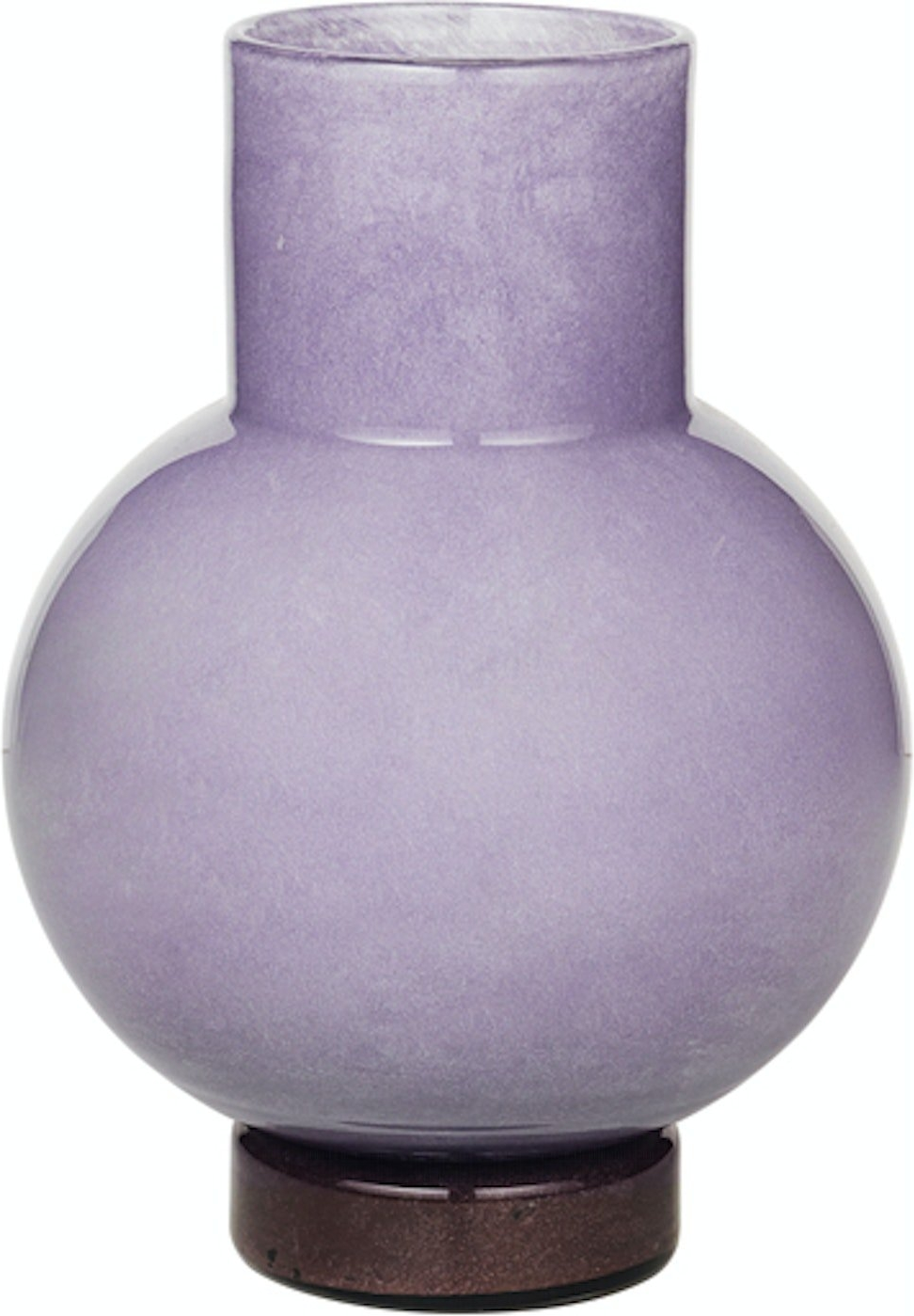 Elegant Lilla Vase i Mundblæst Glas fra Broste Copenhagen