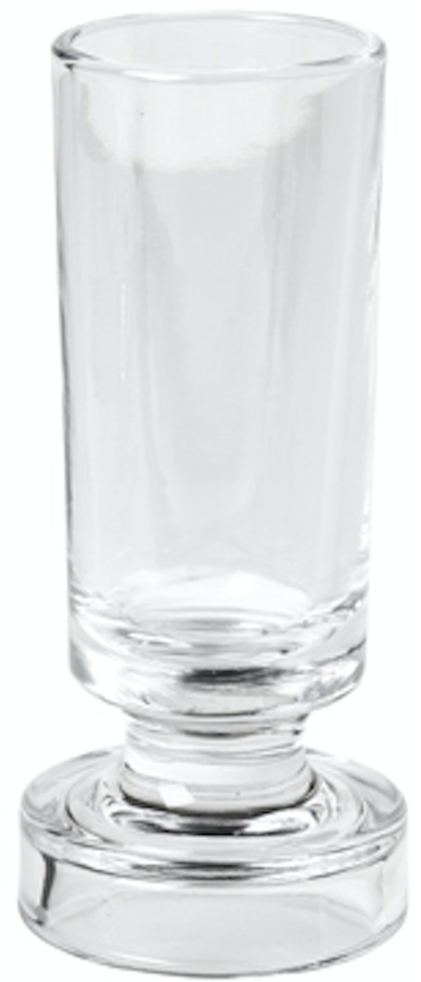 Vase Broste Copenhagen Petra i klart glas 6x14 cm
