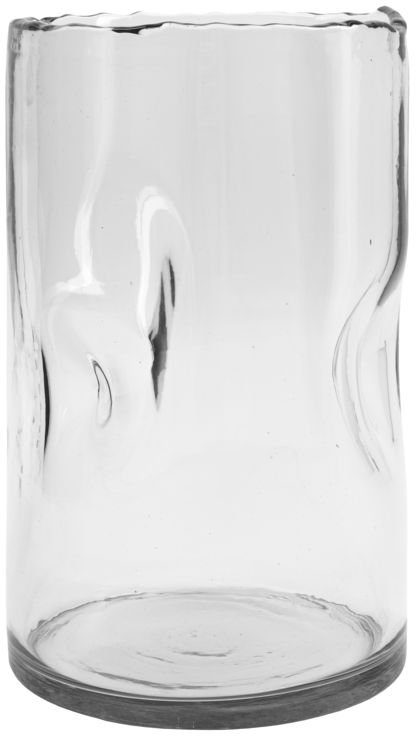 Vase House Doctor Clear  Klart Glas ø15   H25 Cm  Håndlavet