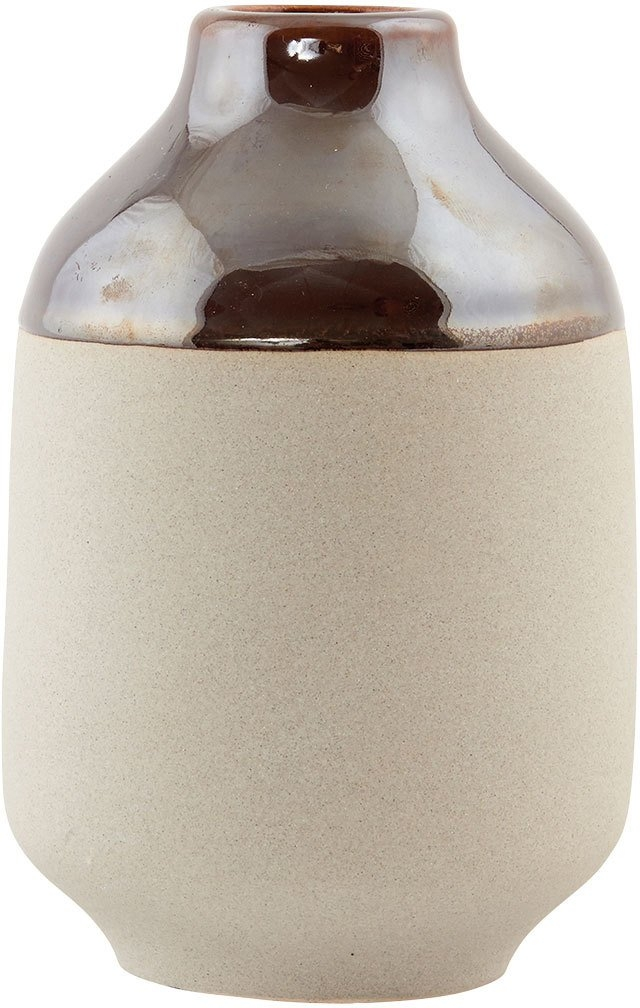 Vase House Doctor Earth Dekorationsvase Ler Brun ø10   H15 Cm
