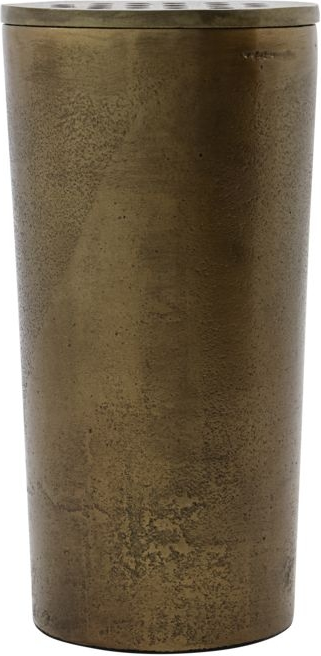 Vase House Doctor Flow Antik Messing ø9   H18 Cm Aluminium Japansk Ikebana Design